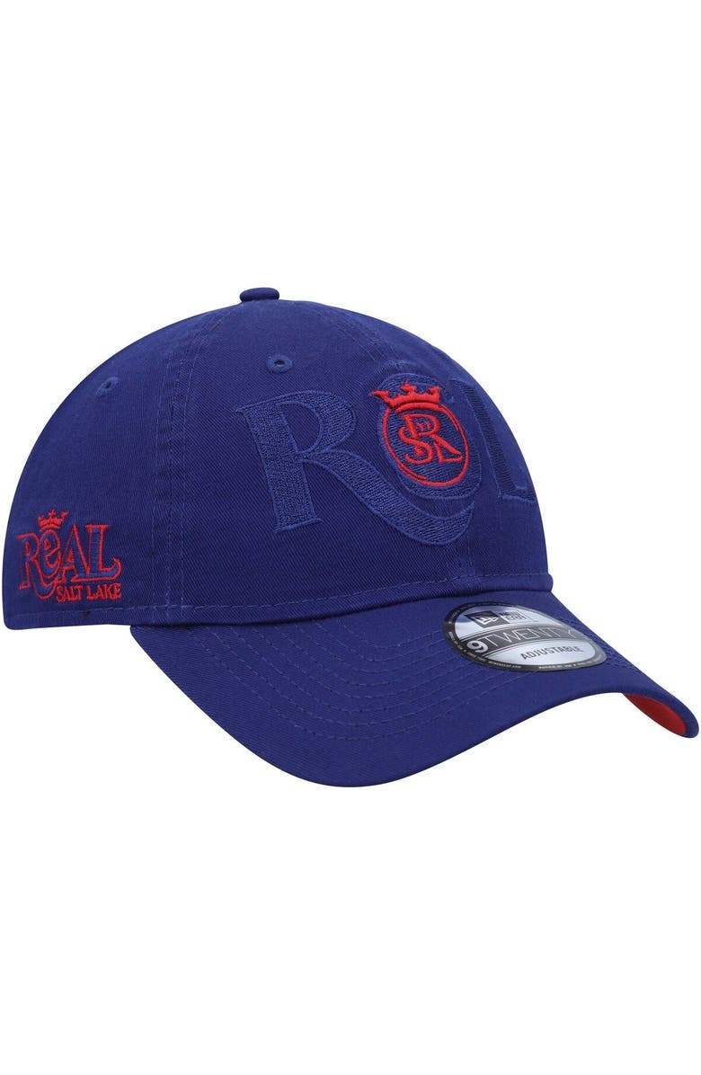 New Era Men's New Era Blue Real Salt Lake Kick Off 9TWENTY Adjustable Hat, Main, color,
