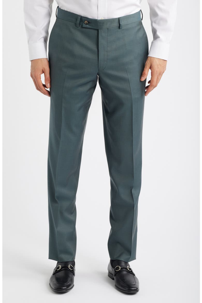 Esprit Solid Wool Suit, Alternate, color, DARK TEAL