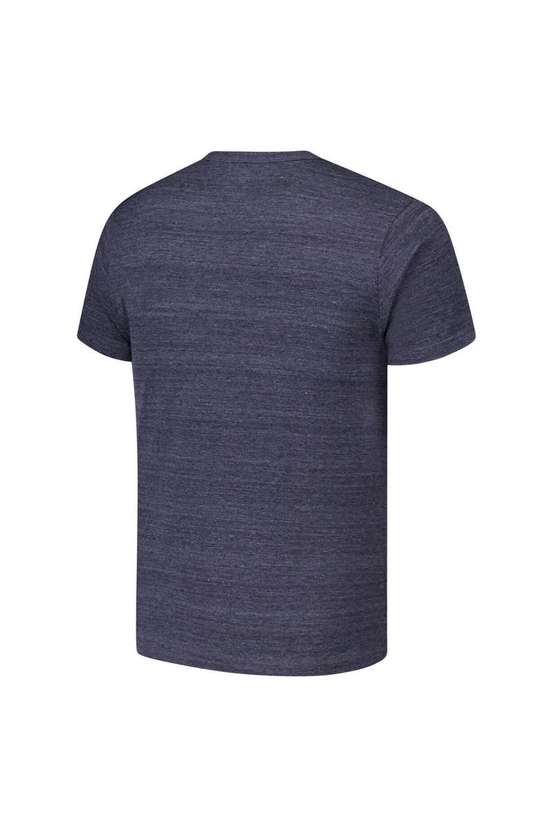 LEAGUE COLLEGIATE WEAR Men's League Collegiate Wear Heather Navy Michigan Wolverines Arch Script Victory Falls Tri-Blend T-Shirt, Alternate, color, Heather Navy