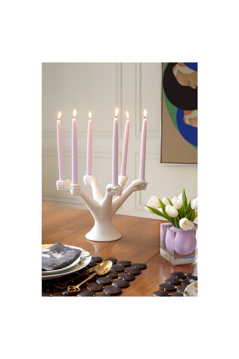 Eve Candelabra, Alternate, color, White