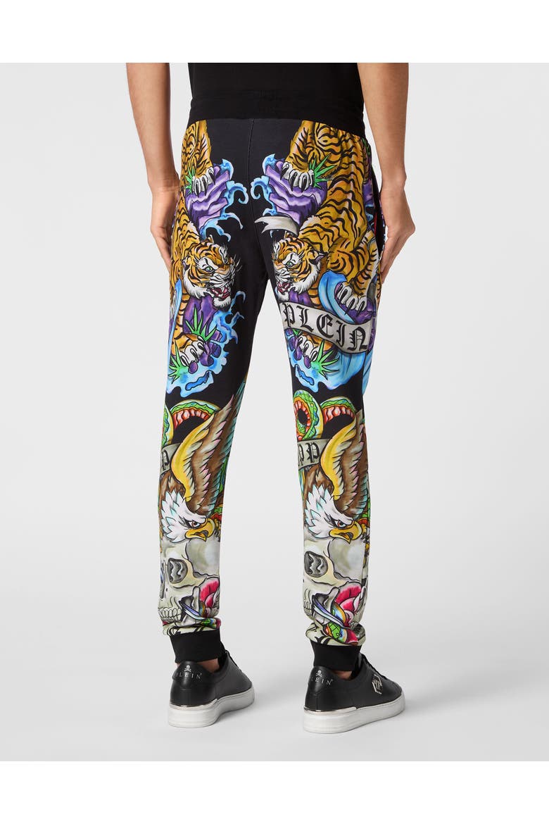 Sweatpants Tattoo Men, Alternate, color, black
