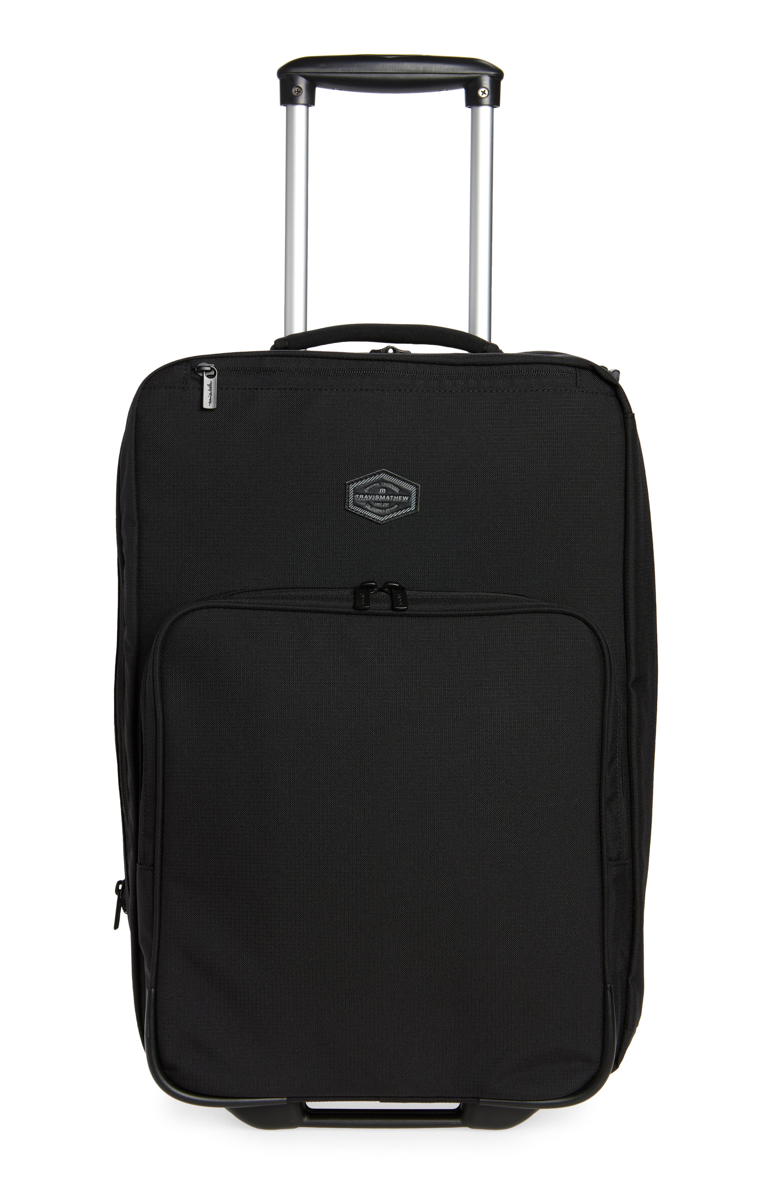 TravisMathew Stow Away Roller Carry-On Suitcase, Main, color, 