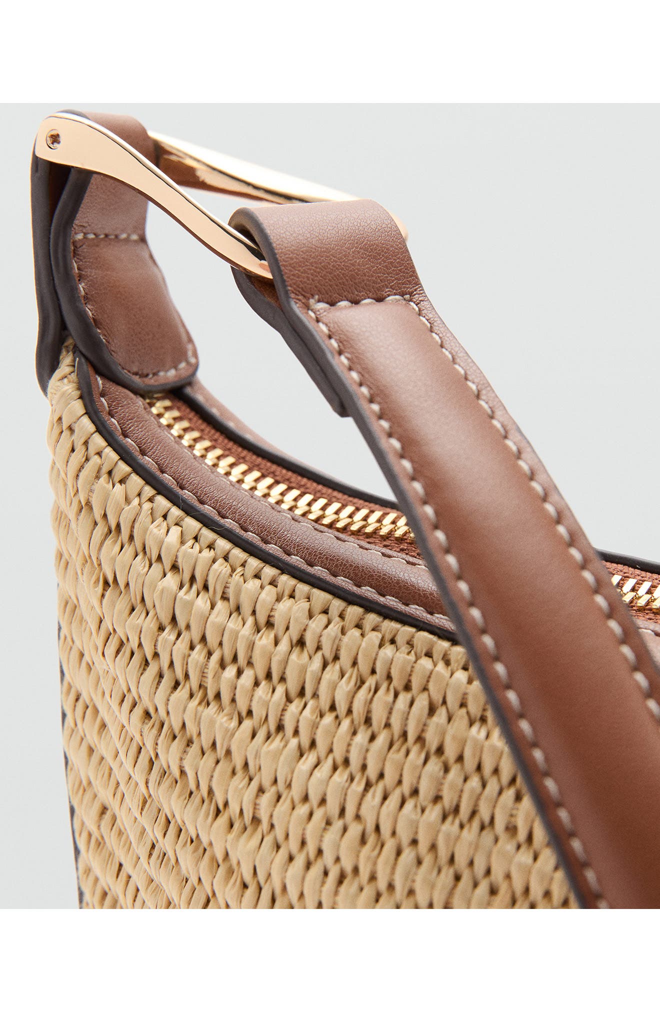 Textured Shoulder Bag, Alternate, color, LEATHER