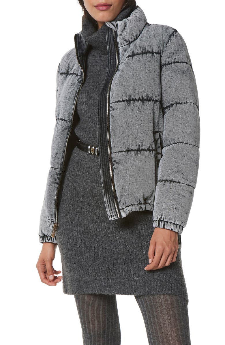 Marc New York Performance Bleached Denim Super Puffer Jacket, Main, color,