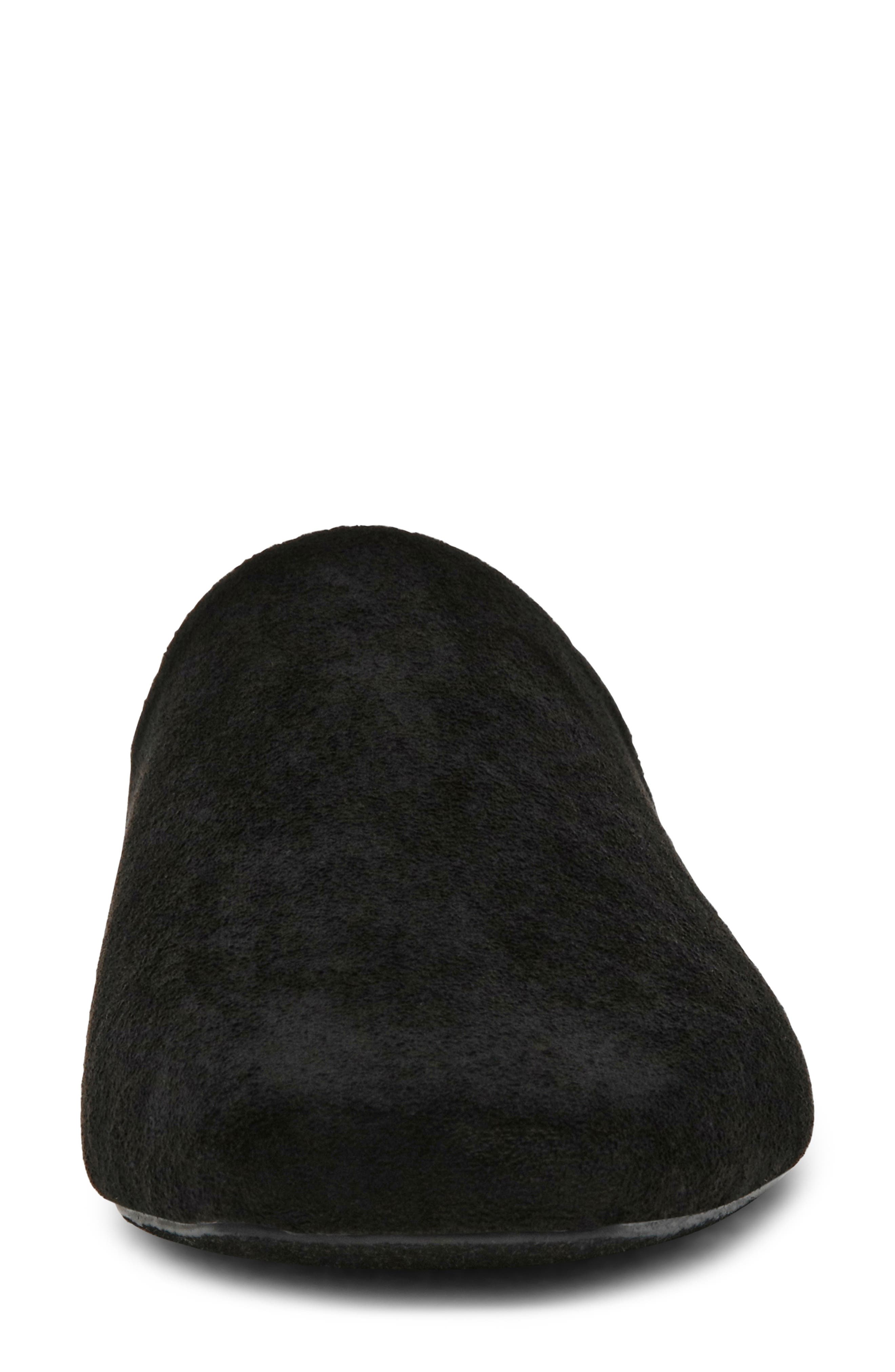 Felicia Mule, Alternate, color, BLACK FAUX SUEDE