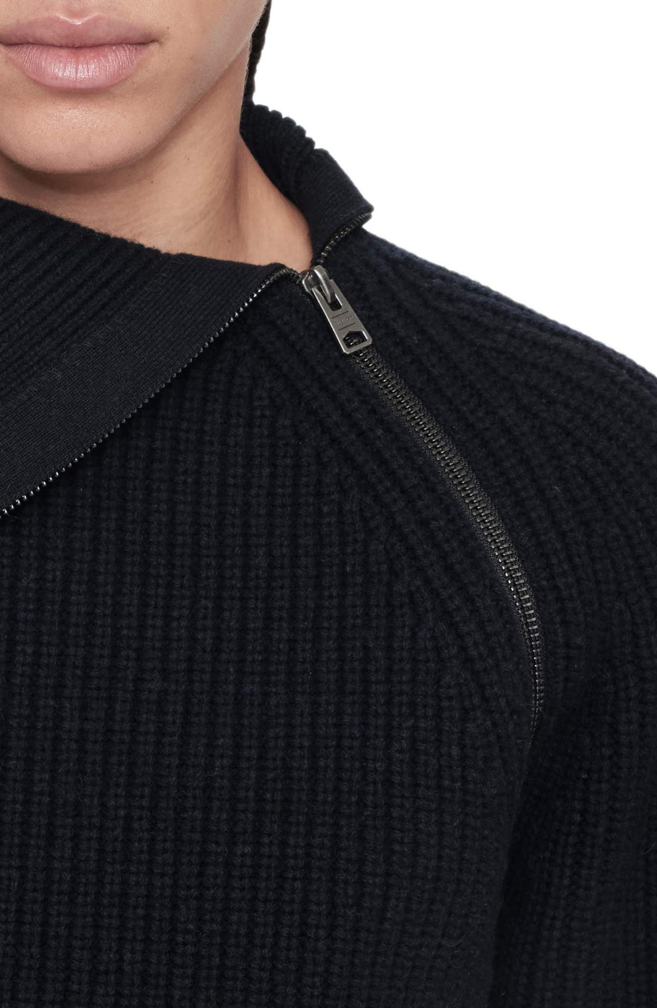 AllSaints Cleo Funnel Neck Merino Wool Sweater (Women) | Nordstrom