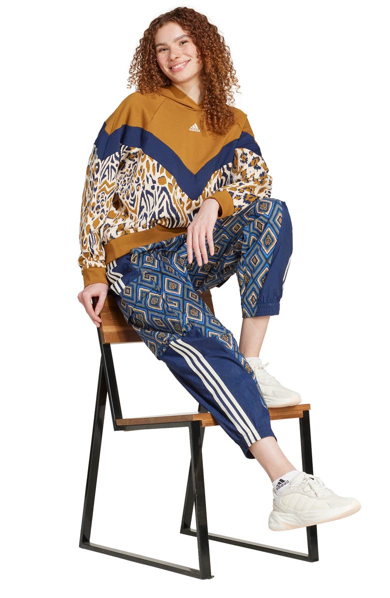 ADIDAS X FARM RIO Farm Cotton & Recycled Polyester Hoodie, Alternate, color,