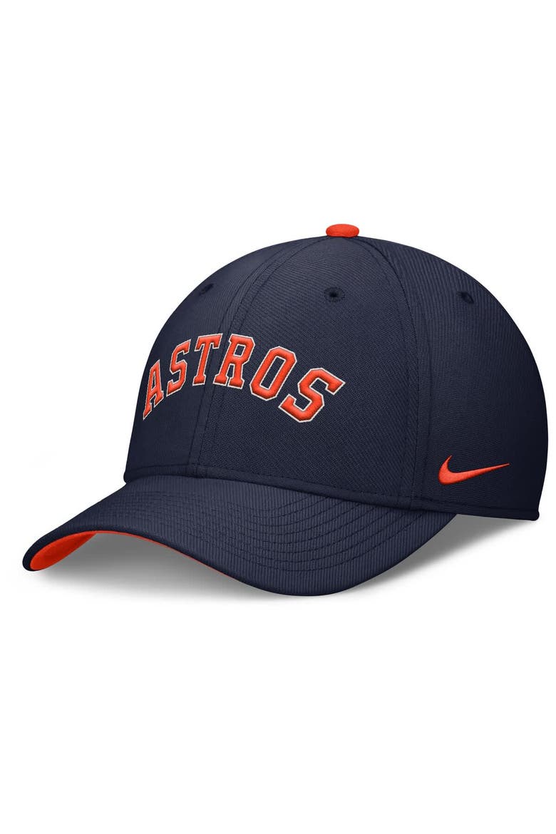 Men's Nike Navy Houston Astros Primetime Rise Dri-FIT Flex Hat, Main, color, Navy