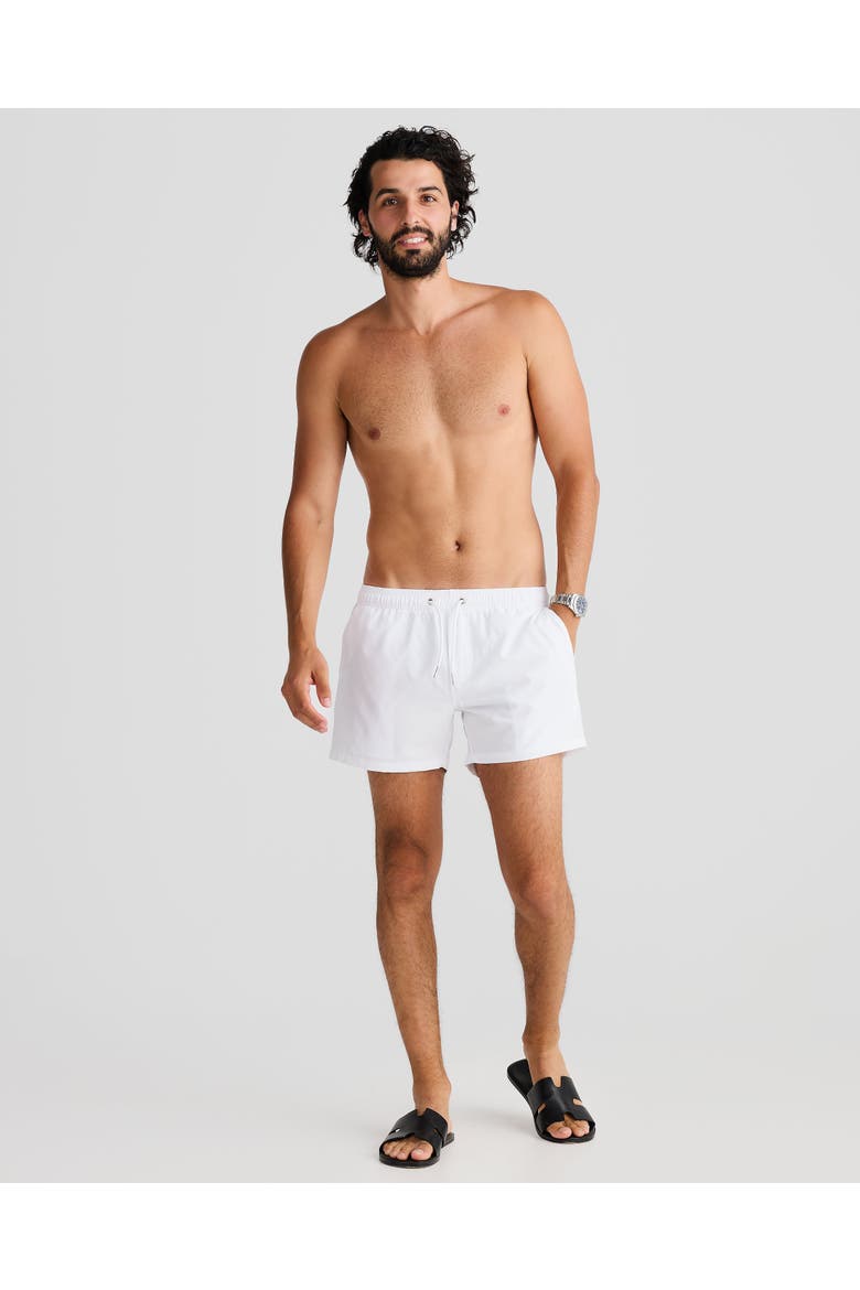 Ios Stretch Swim Short, Alternate, color, White