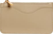 Vince Leather Zip-Top Card Case