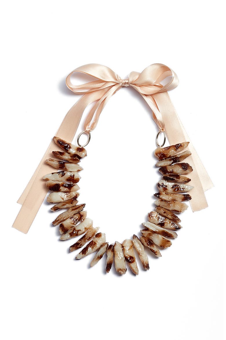 Statement Collar Necklace, Main, color, TORTOISE