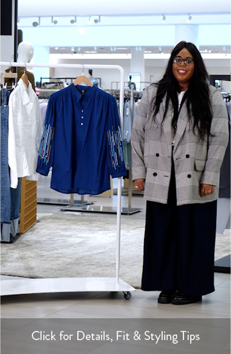 Embroidery Detail Cotton Top, sales video thumbnail