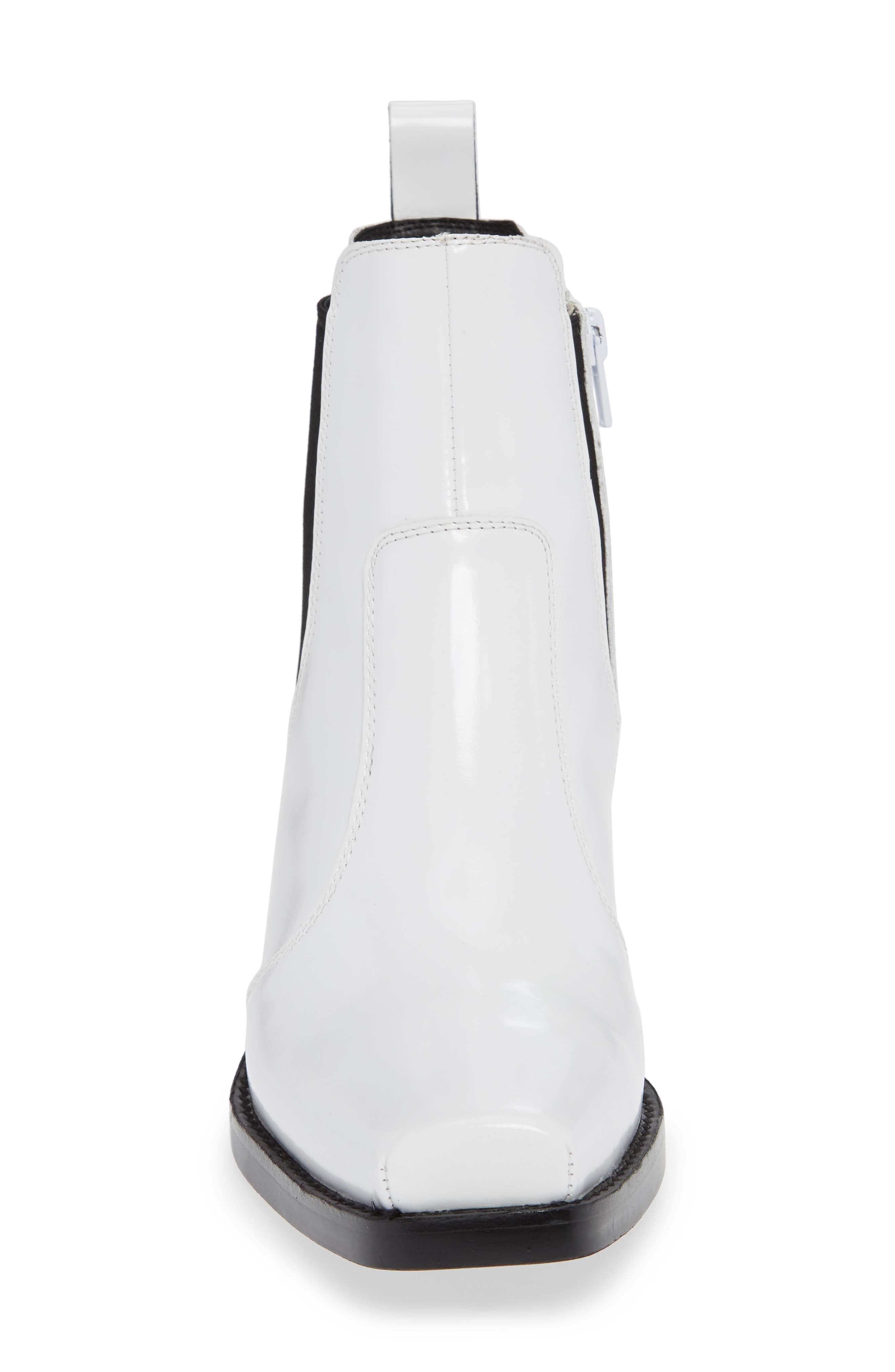 Poker Chelsea Boot, Alternate, color, WHITE BOX BLACK TIP