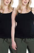 MOTHERHOOD MATERNITY Clip Down Nursing Tank Top Cami