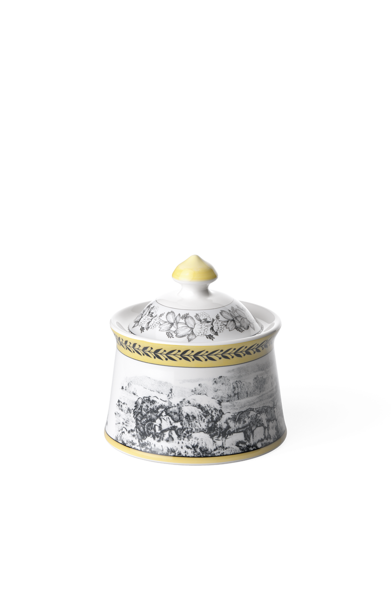 Villeroy & Boch Audun Ferme Sugar Bowl, Alternate, color, White