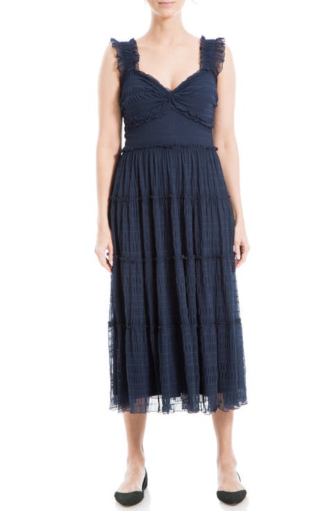 Mesh Sleeveless Maxi Dress