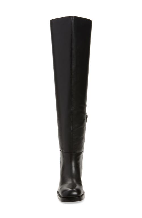 Jeffrey Campbell Vinyl Over The Knee Boot In Black