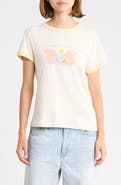 Re/Done '60s Slim Dumbo Graphic Ringer Tee