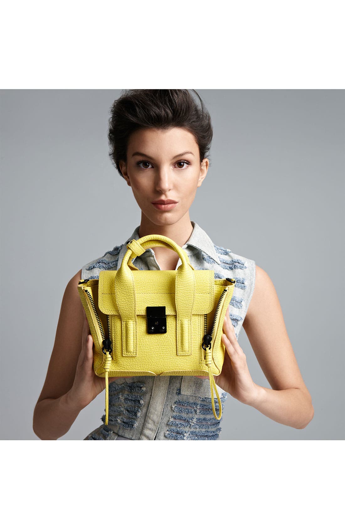 3.1 Phillip Lim 'Mini Pashli' Leather Satchel, Alternate, color, 