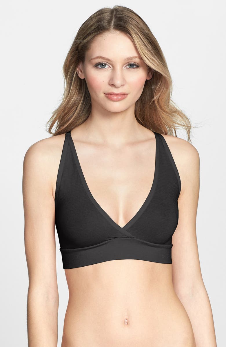 Yummie 'Mallory' Lightweight Seamless Racerback Bra, Main, color, 