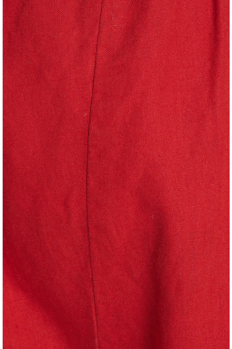 The Paper Bag Harem Pants, Alternate, color, POPPY