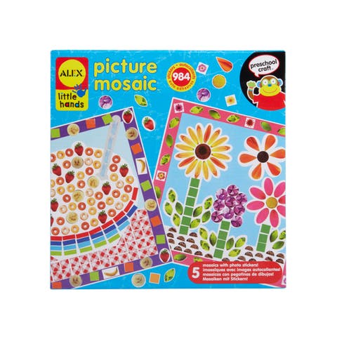 Little Hands Picture Mosaic Art and Craft Activity Kit, Ages 4+