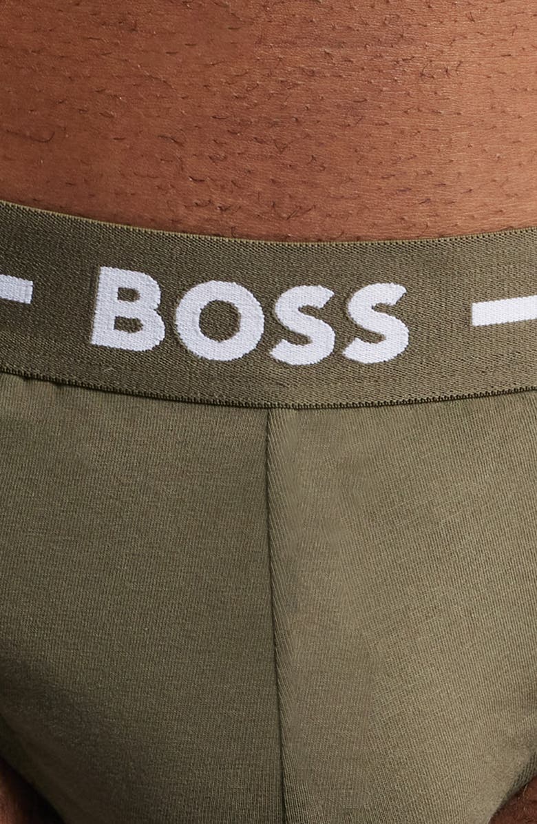 BOSS Assorted 3-Pack Stretch Cotton Briefs, Alternate, color, 