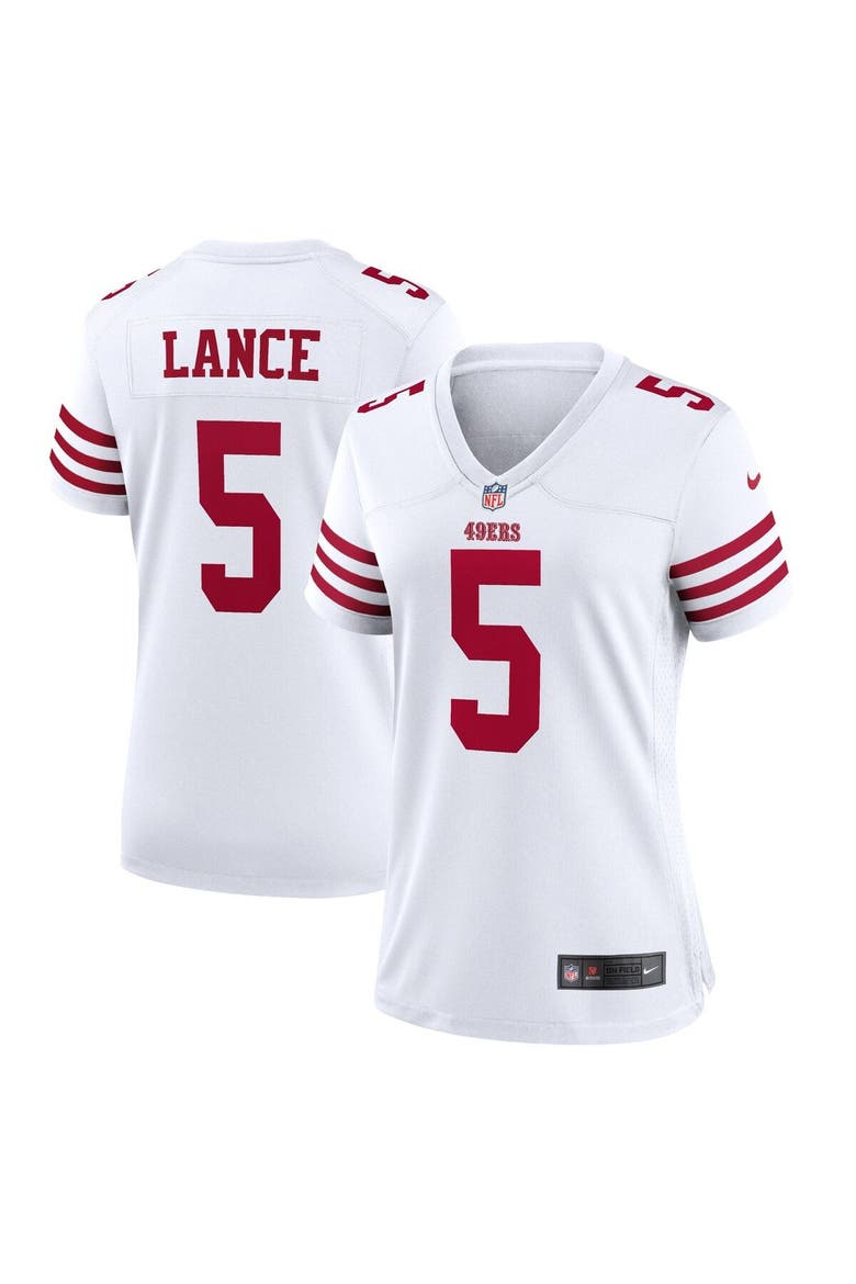 Women's Nike Trey Lance White San Francisco 49ers Player Jersey, Main, color, White