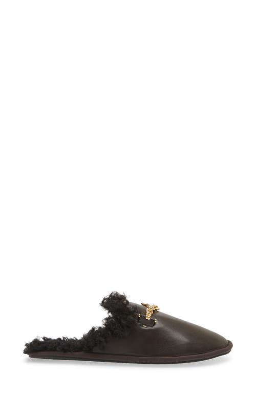 Stella Mccartney Ryder Plush Faux Leather Flat Mules In 2019 Coffe/black