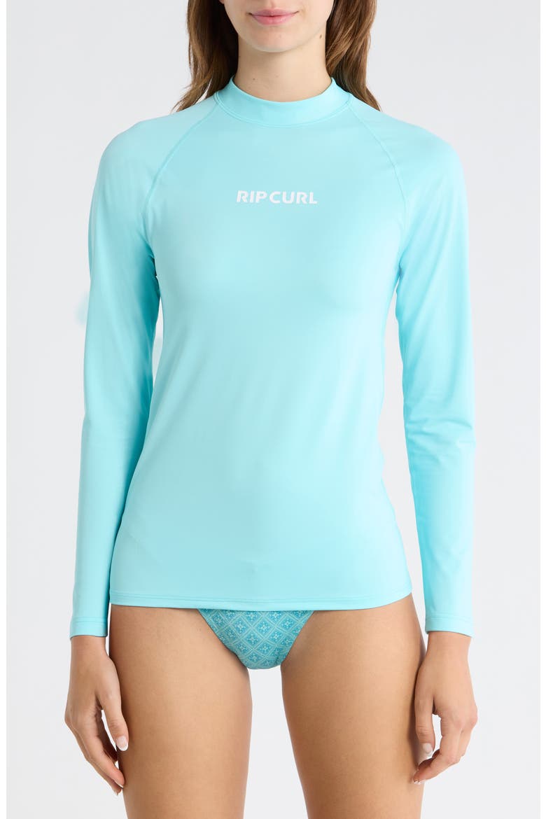 Classic Surf Long Sleeve Rashguard, Main, color, SEA BLUE