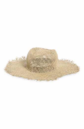 Seagrass Raw Edge Straw Hat