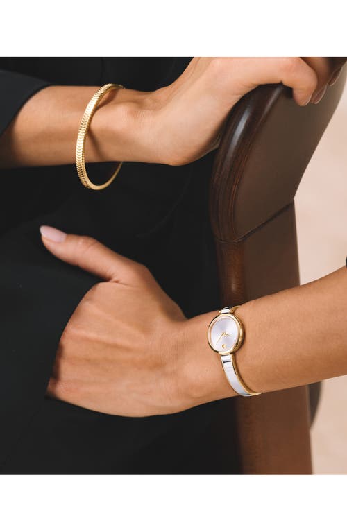Movado Women's Moda Swiss Quartz Stainless-steel Watch, 24mm In Silver