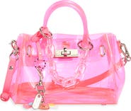 Steve Madden Gummy Mini Clear Jelly Tote