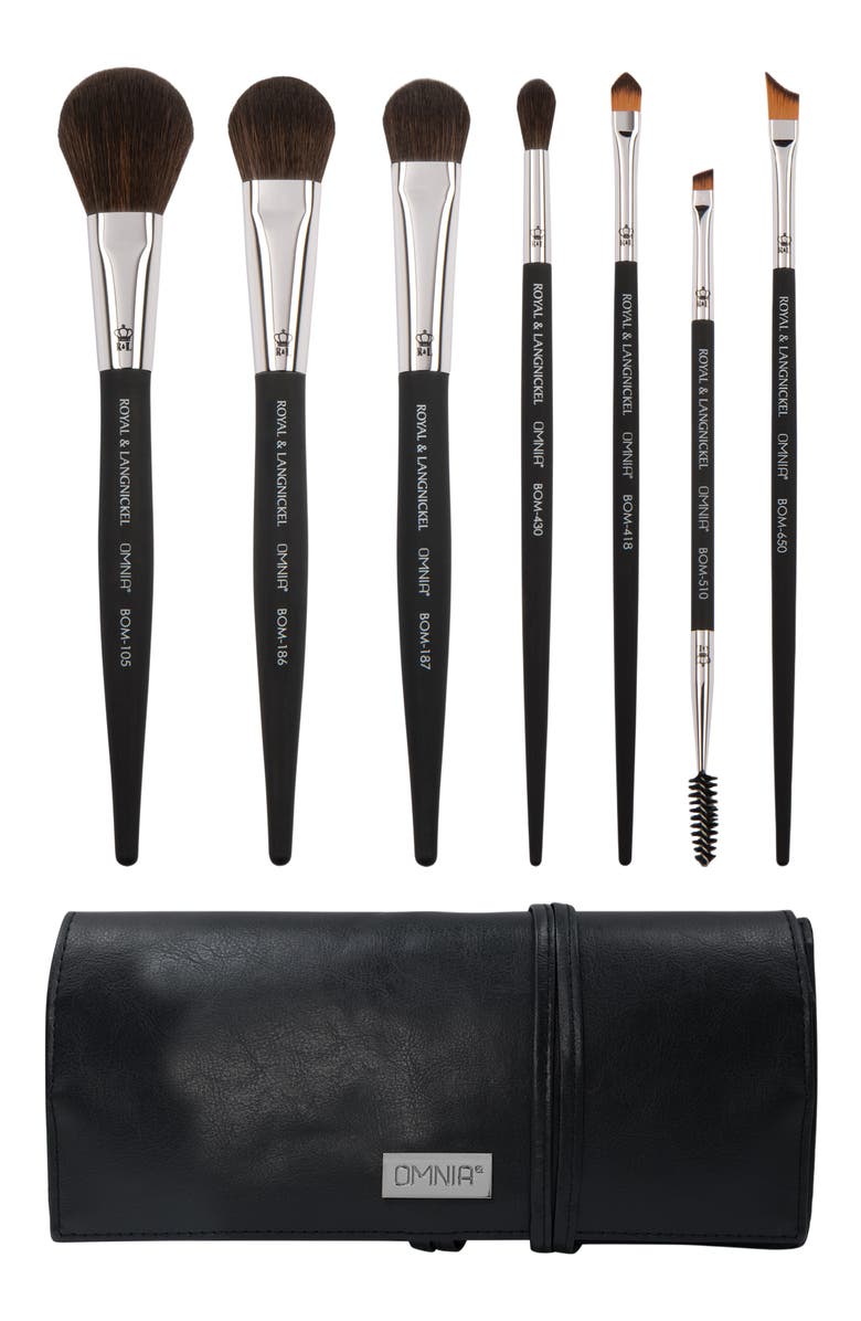 OMNIA Brush Artist Favorites - Jasmin Moon 8pc Bundle, Main, color, Black