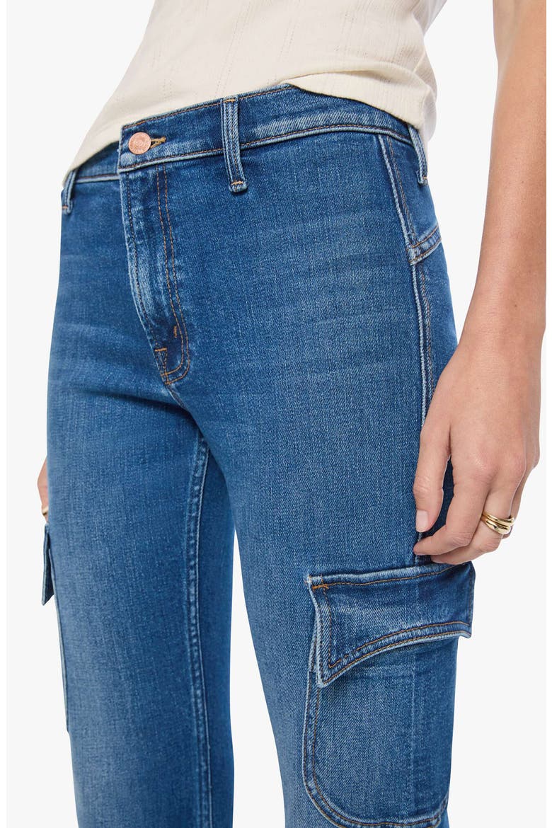 The Draw Hustler Skimp Flare Leg Cargo Jeans, Alternate, color, SPARE ME THE DRAMA