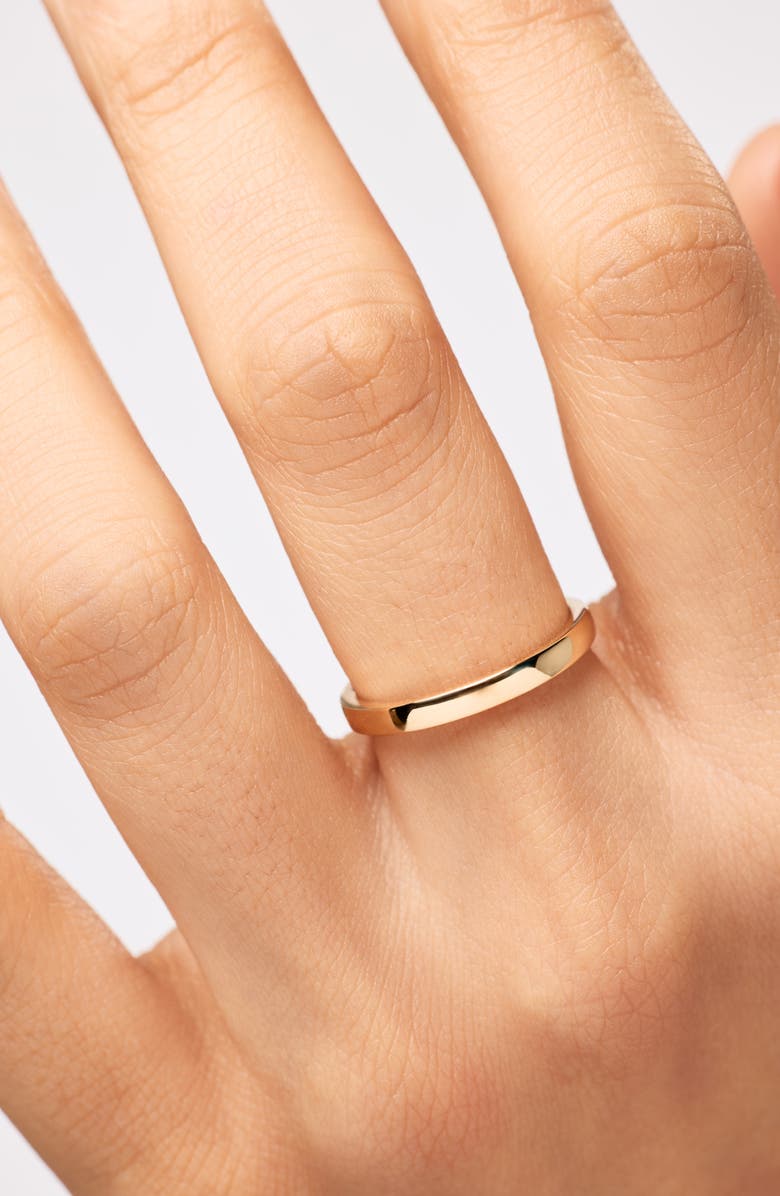 Ana Luisa Solid Yellow Gold - Slim Eclipse Ring, Alternate, color, Gold