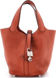 Pre-Owned Hermes Picotin Lock Bag Clemence PM