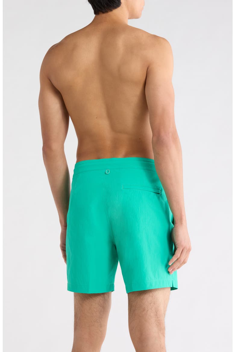 Tradewind Swim Trunks, Alternate, color, PEACOCK