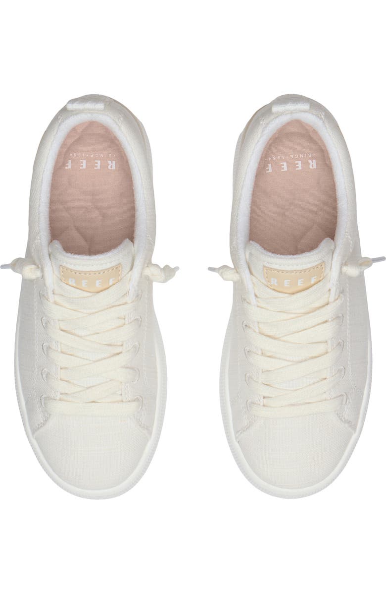 Reef Neptune Alana Sneaker, Alternate, color, White Textile