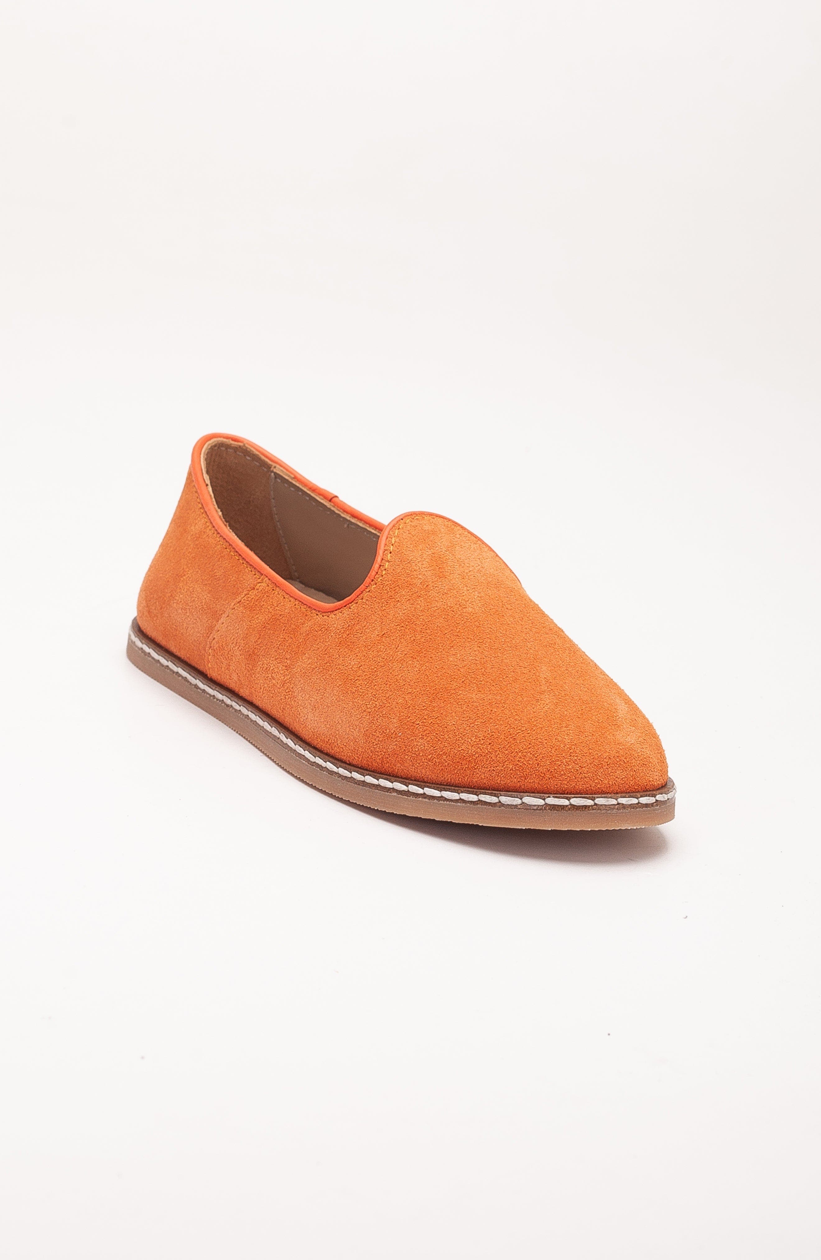  Orange Suede Leather
