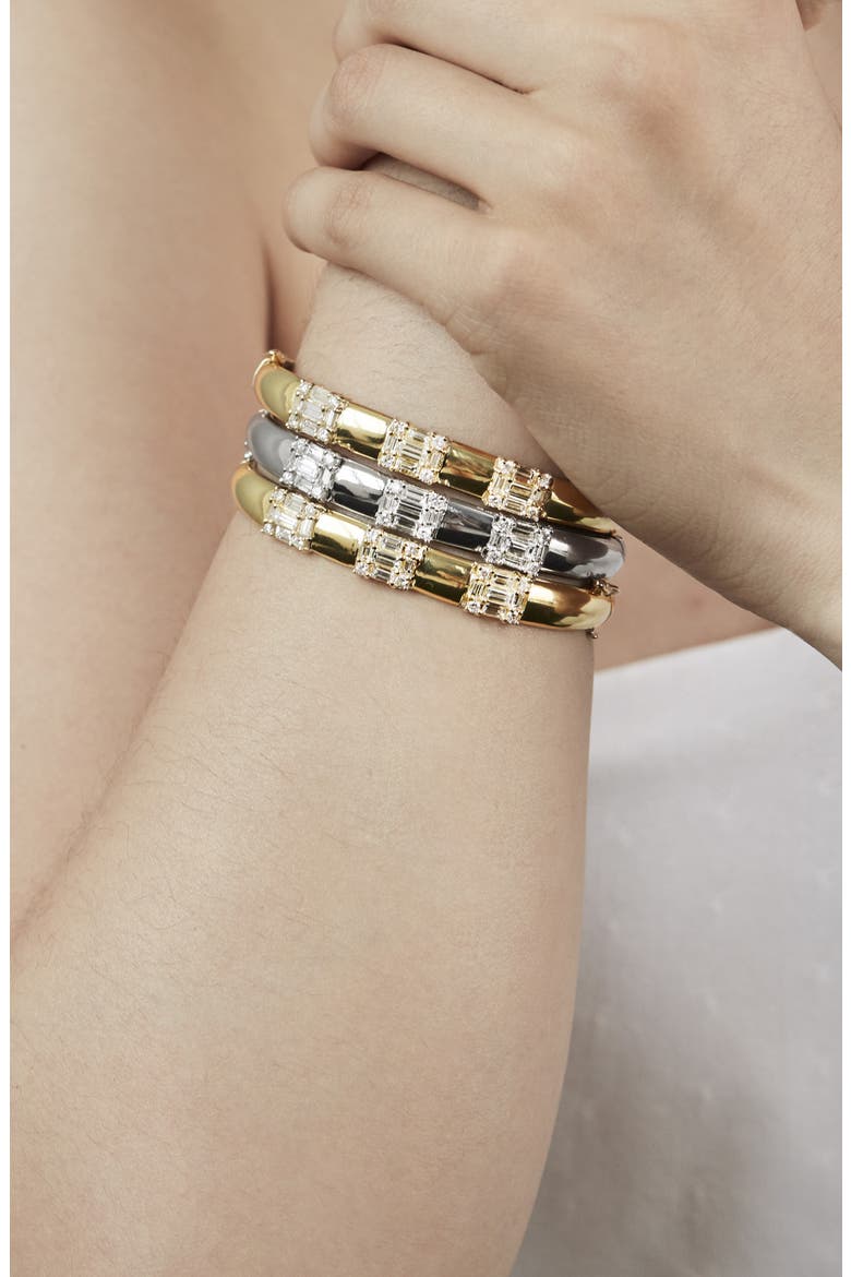 Clarity Diamond Station Bracelet, Alternate, color, 18K WHITE GOLD