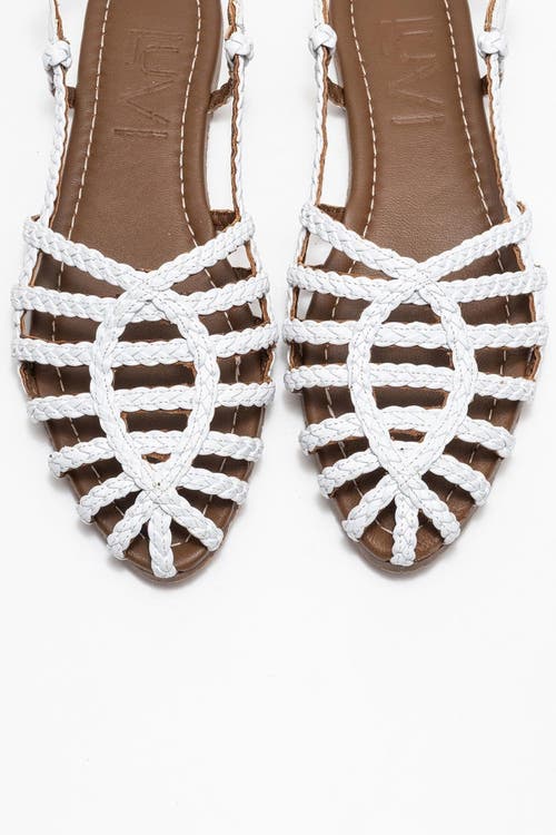 Prologue Shoes Claudia Slingback Sandal In White