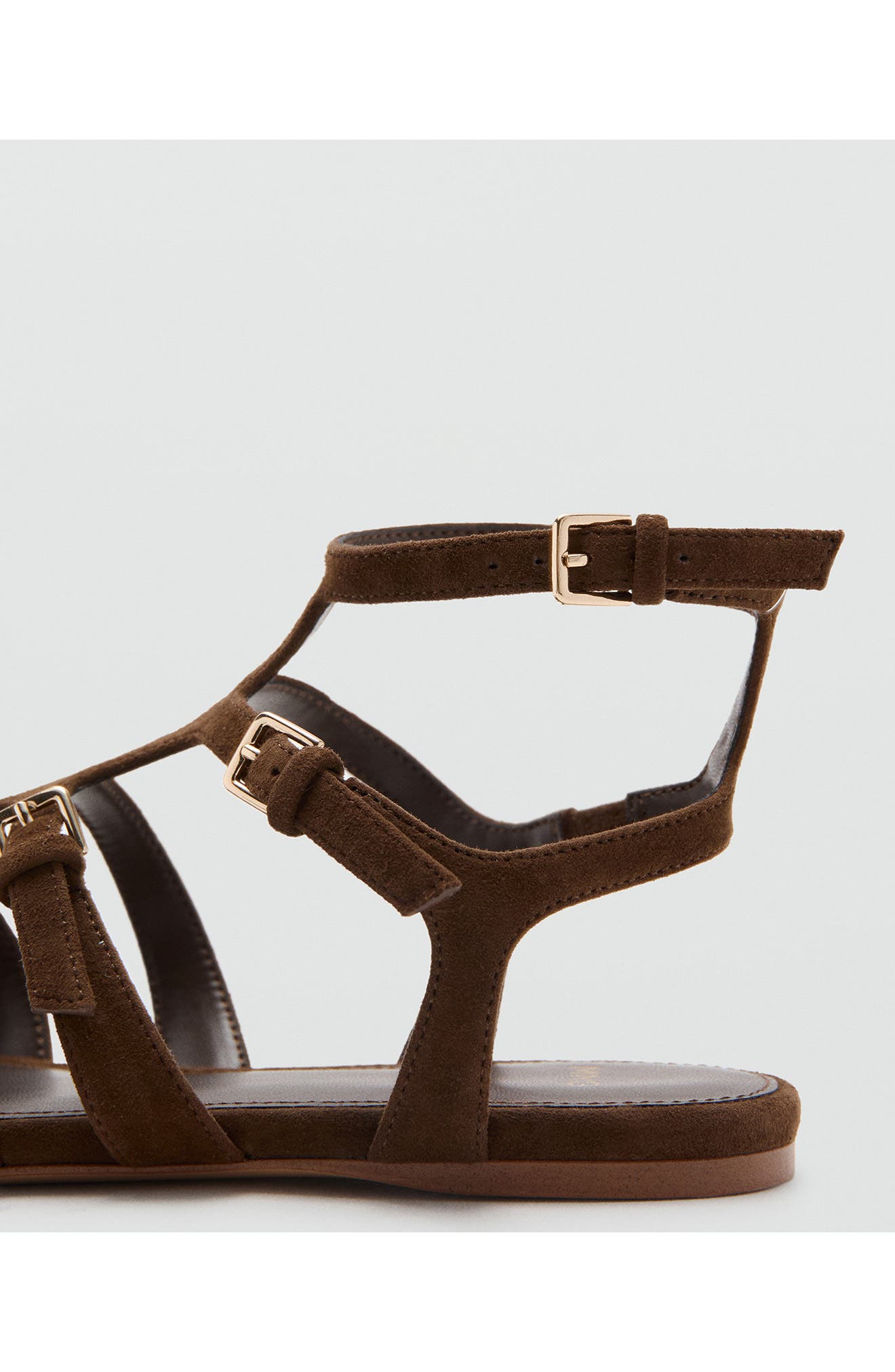 MANGO Ankle Strap Sandal, Alternate, color, 