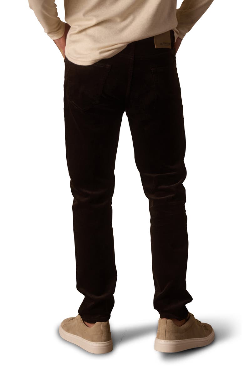 Stretch Corduroy Five Pocket Pants, Alternate, color, DARK BROWN