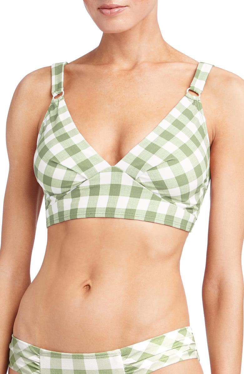 Robin Piccone Emma Longline Bikini Top, Main, color, 
