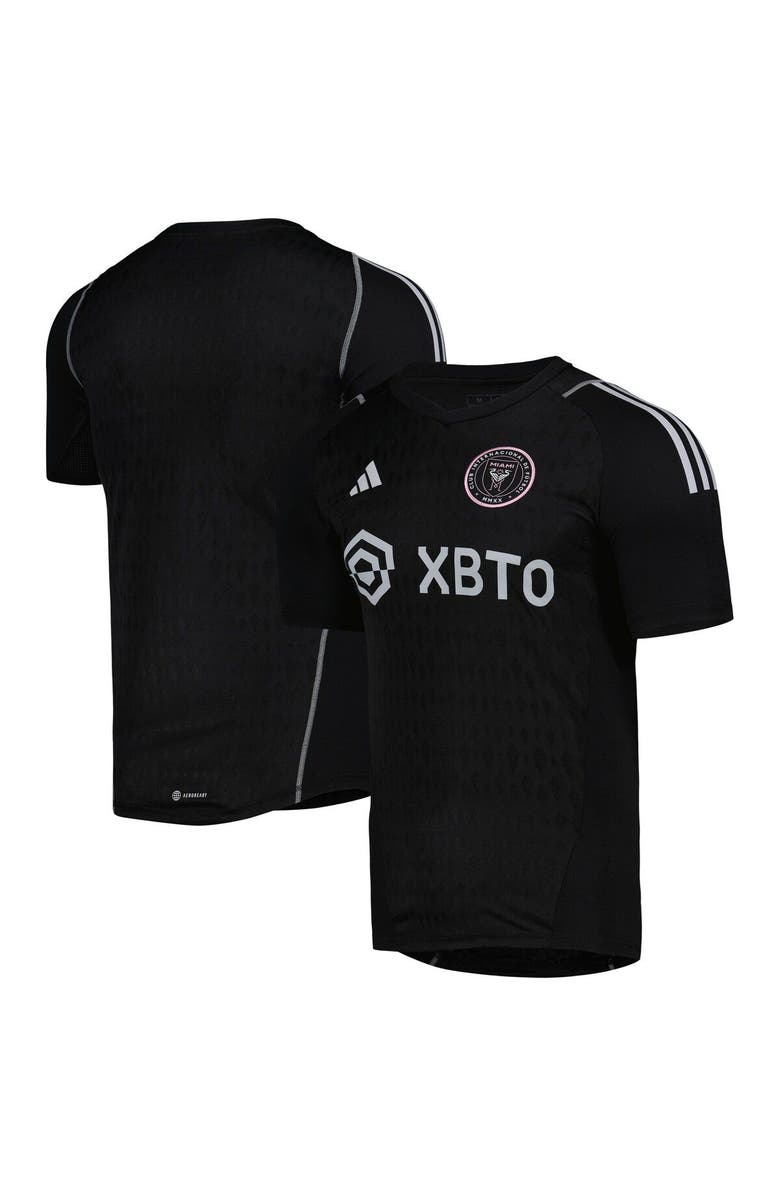 adidas Men's adidas Black Inter Miami CF 2023 Replica Goalkeeper Jersey, Main, color,