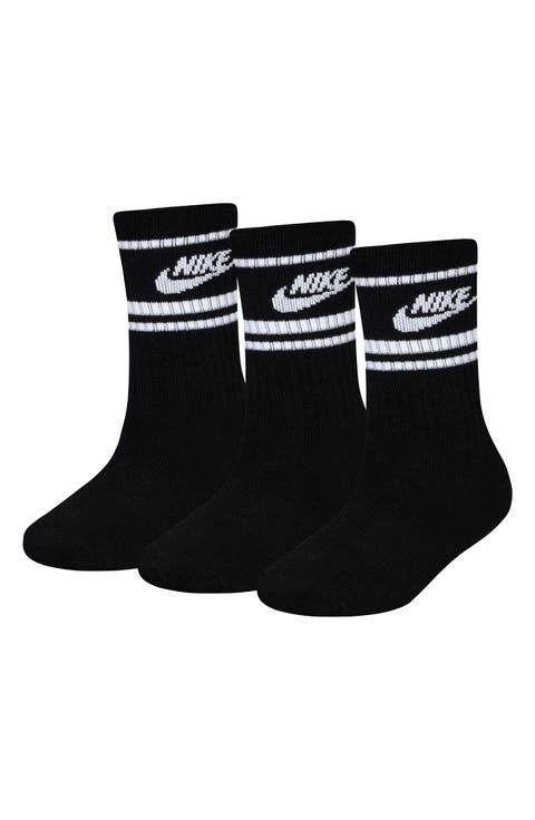 Kids' 3-Pack Futura Cushioned Crew Socks (Little Kid)