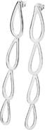 Lucy Quartermaine Large Petal Drop Earrings