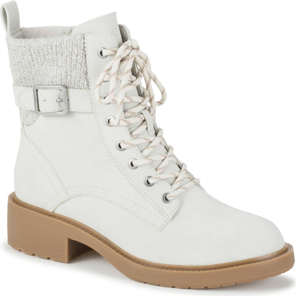 Baretraps Tinsley Lace-up Boot In White