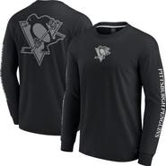 FANATICS Men's Fanatics Black Pittsburgh Penguins Elements Strive Long Sleeve T-Shirt